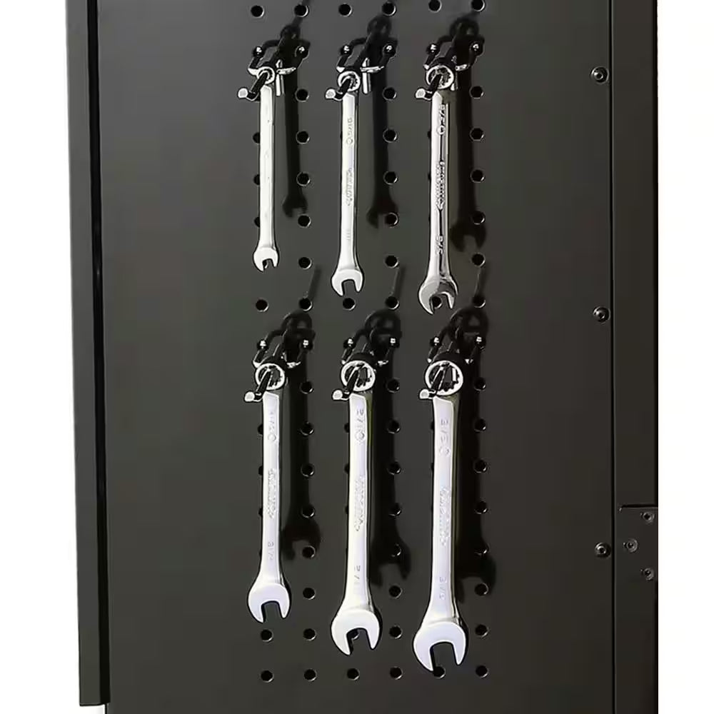 3-Piece Regular Duty Welded Steel Garage Storage System in Black