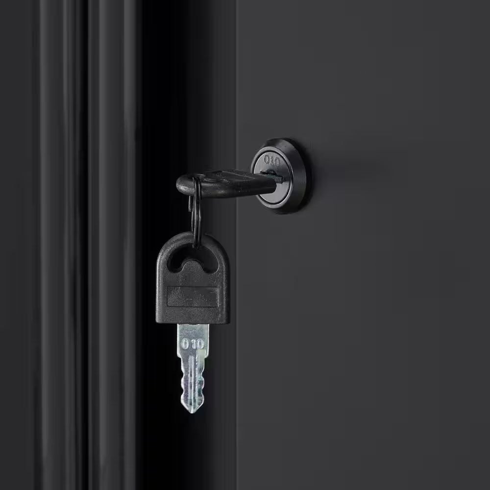 3-Piece Regular Duty Welded Steel Garage Storage System in Black