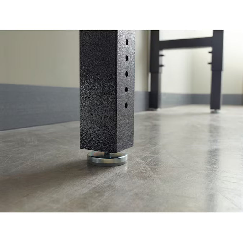 Modular 66.5-In L X 38.75-In H Hammered Granite Hardwood Work Bench