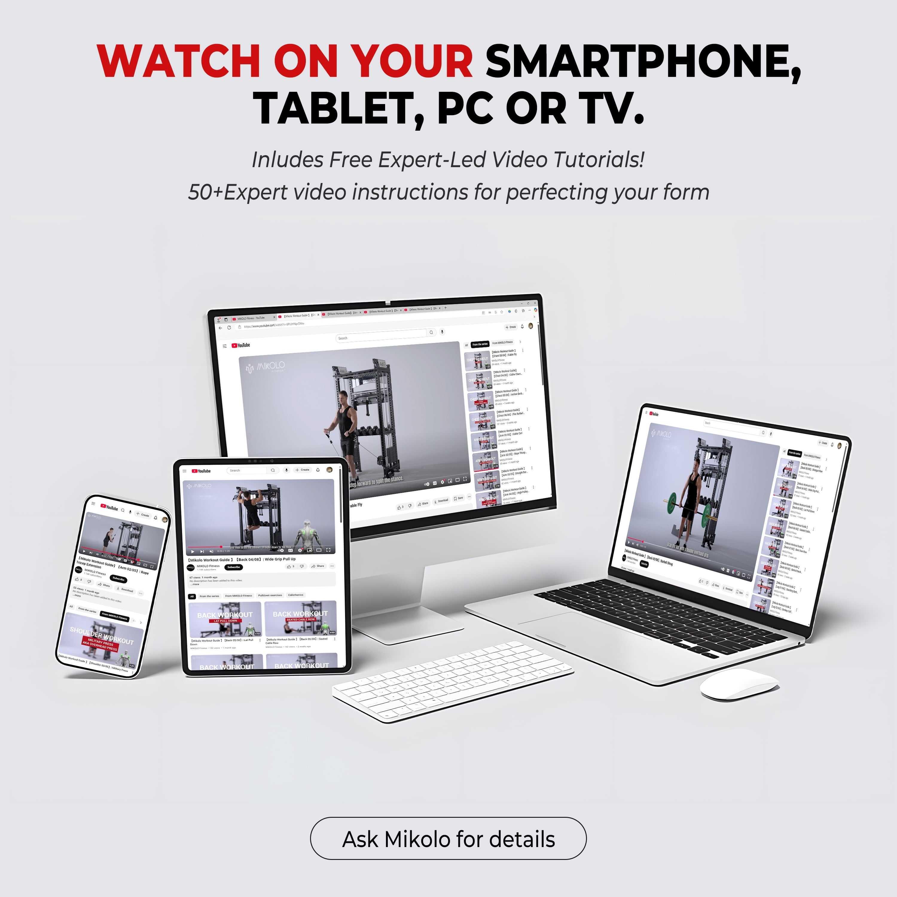 Smith Machine Home Gym, 2200 Lbs Power Rack Cage with Cable Crossover, Smith Cage with Ultimate Home Package